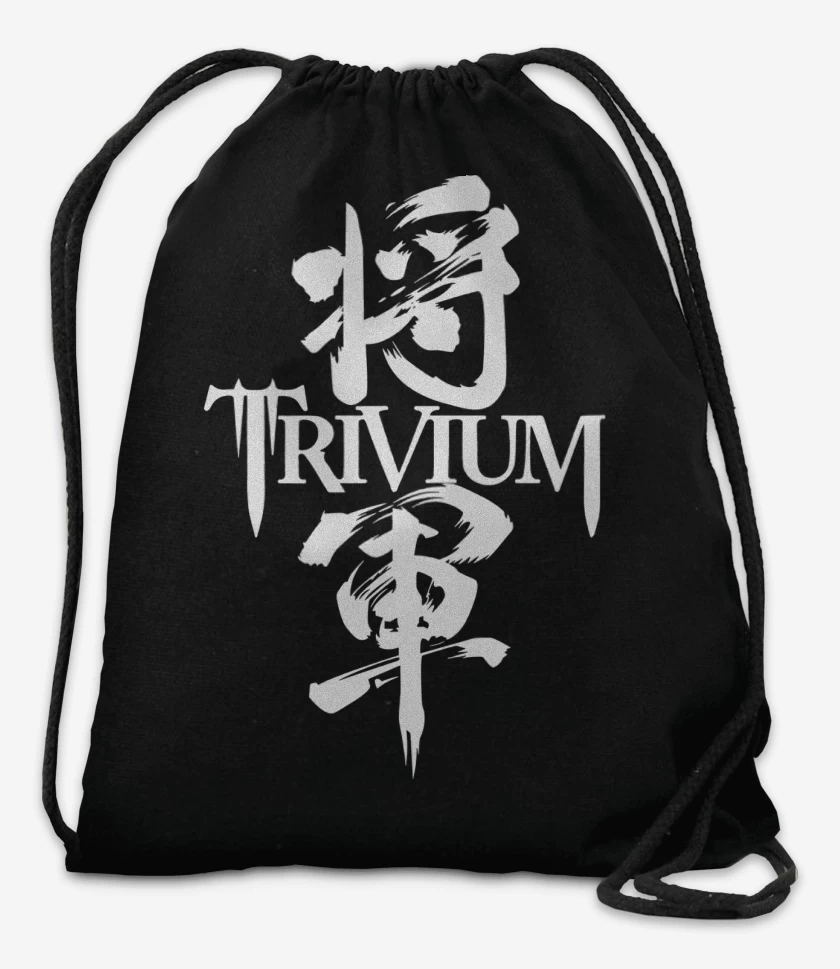 Mochila Negro de Trivium Shogun Logo