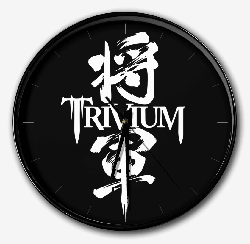 Reloj Negro de Trivium Shogun Logo