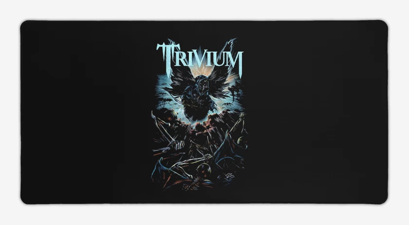 Mouse pad Gamer Negro de Trivium Muerte