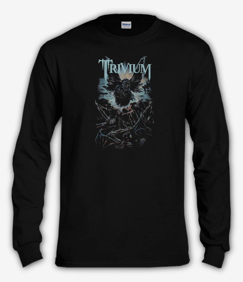Polera manga larga Negro de Trivium Muerte