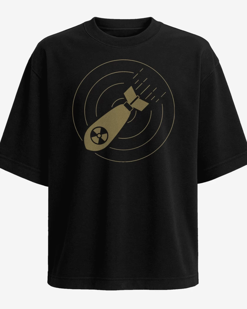 Polera Oversize Negro de Trivium Kill The Poor