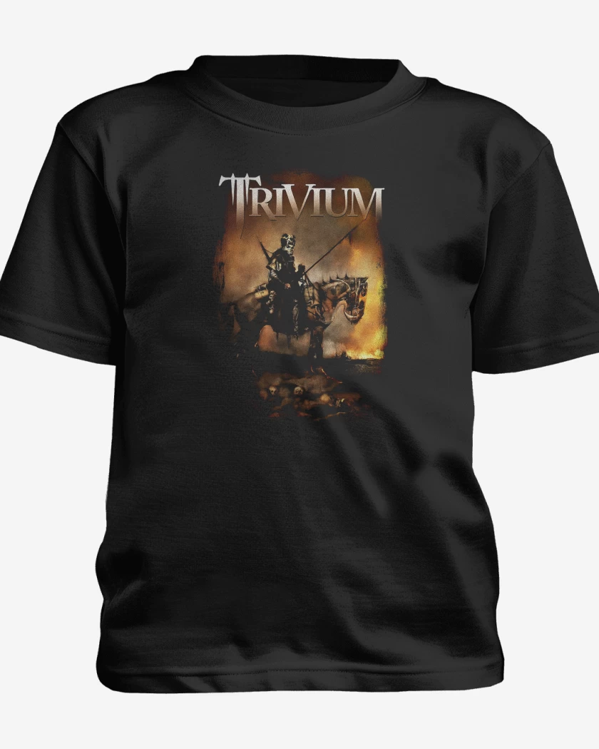 Polera de niño Negro de Trivium Cossack