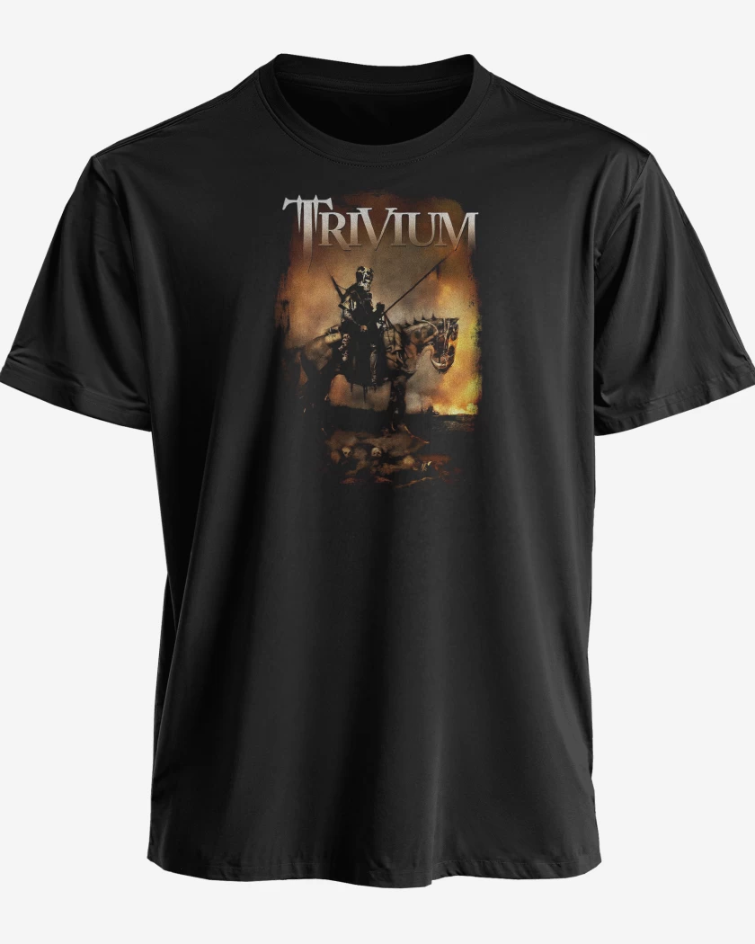 Polera premium Negro de Trivium Cossack