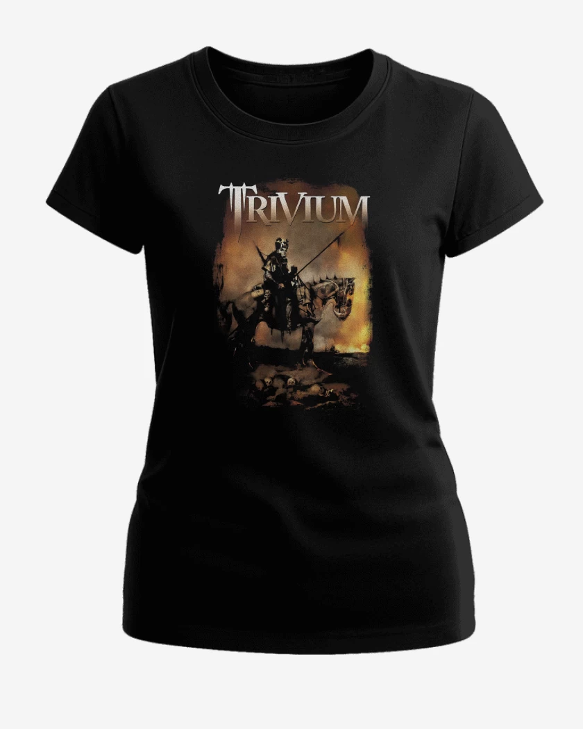 Polera de Mujer Negro de Trivium Cossack