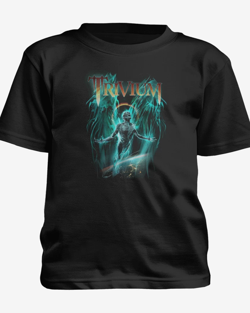 Polera de niño Negro de Trivium Angel of Destruction