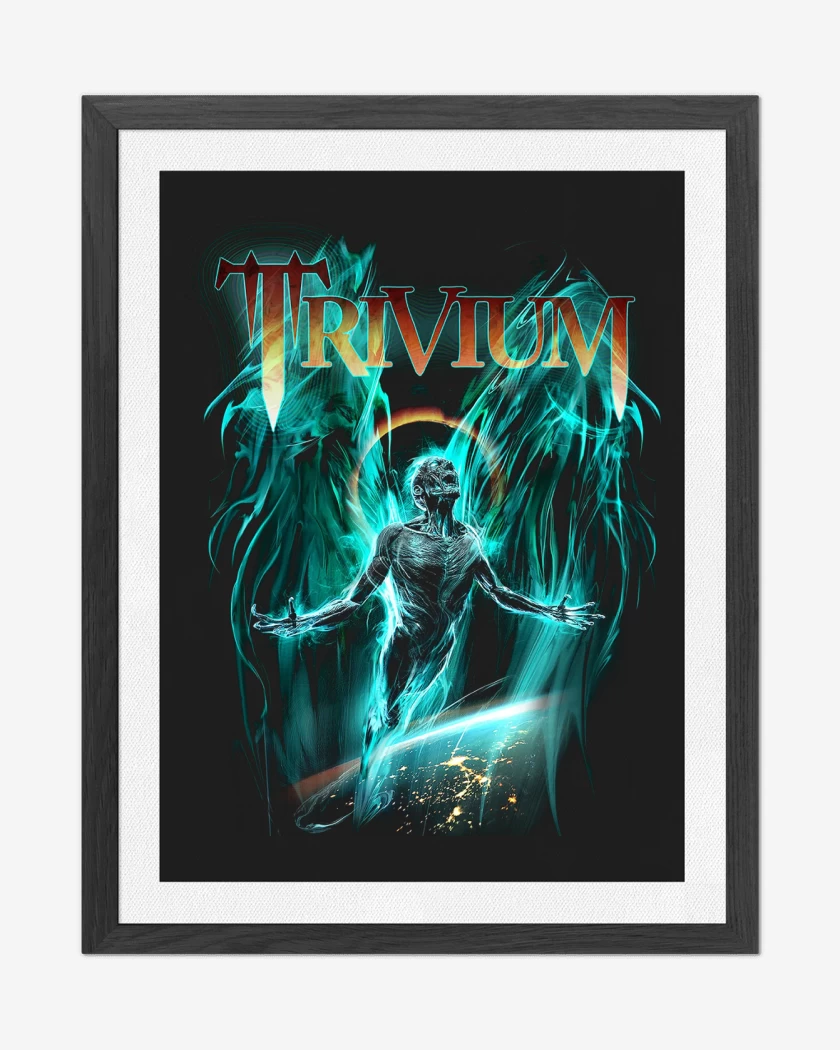 Cuadro decorativo Negro de Trivium Angel of Destruction