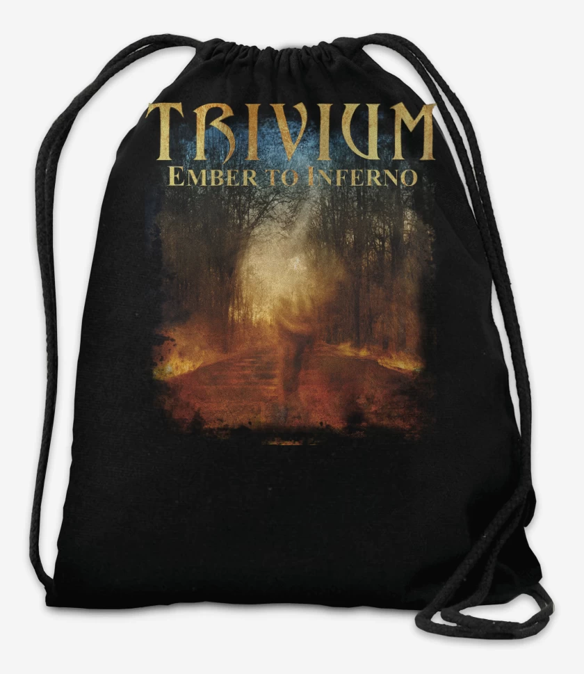Mochila Negro de Trivium Ember to Inferno