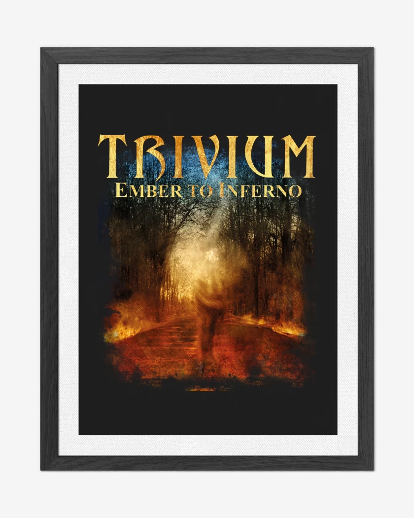 Cuadro decorativo Negro de Trivium Ember to Inferno