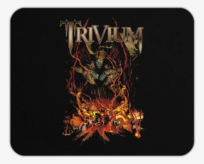 Mousepad Negro de Trivium Infierno