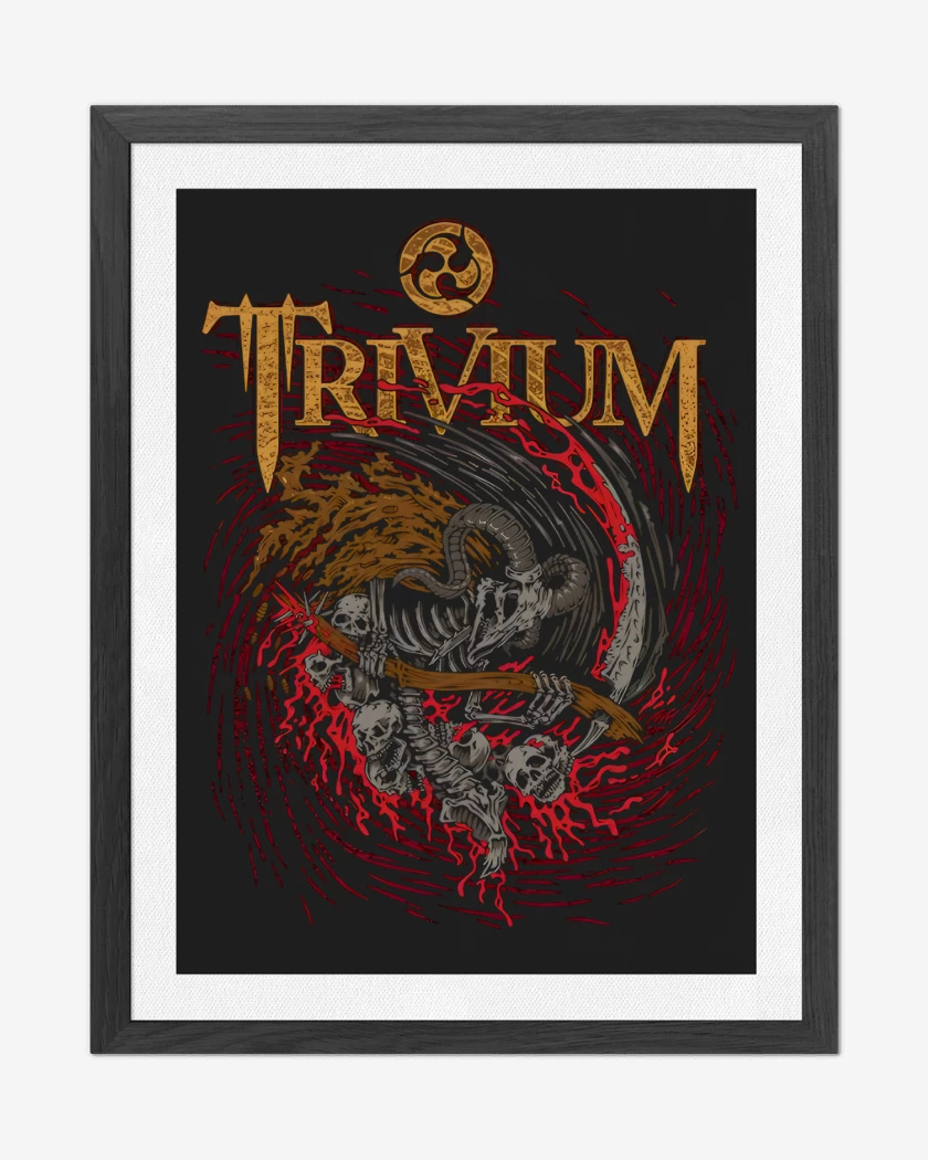 Cuadro decorativo Negro de Trivium Reaper