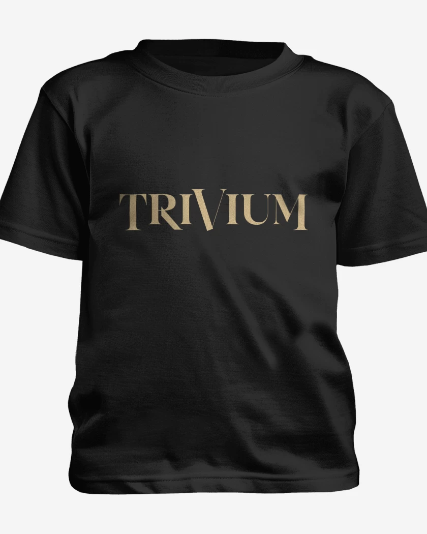 Polera de niño Negro de Trivium New Logo