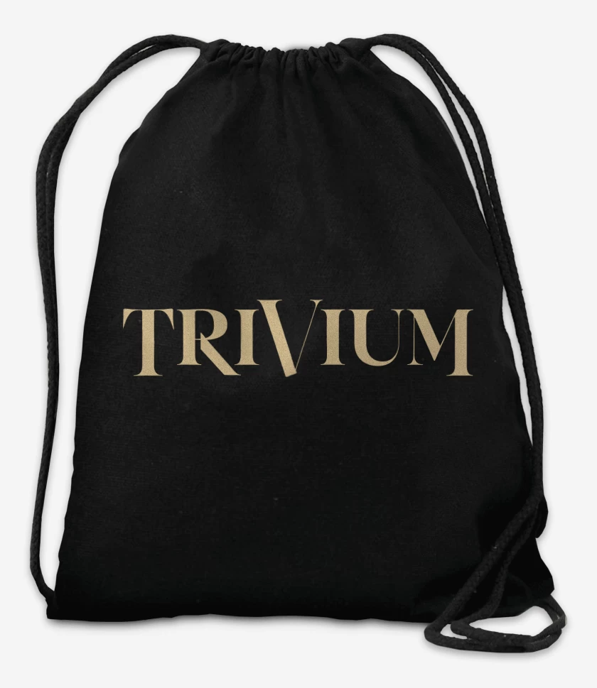 Mochila Negro de Trivium New Logo
