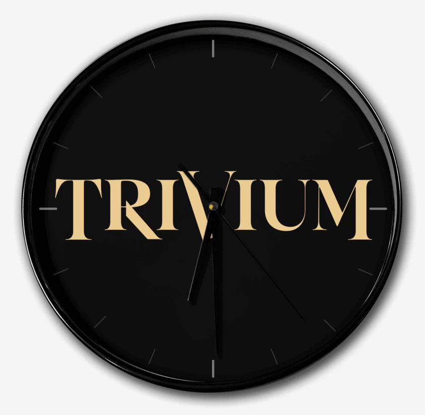 Reloj Negro de Trivium New Logo
