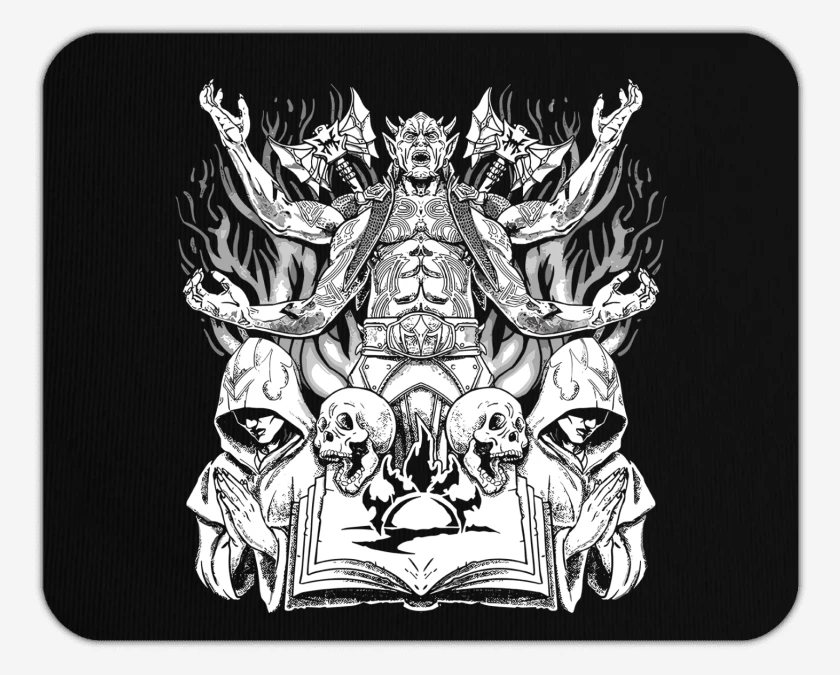 Mousepad Negro de Trivium Elder Scroll