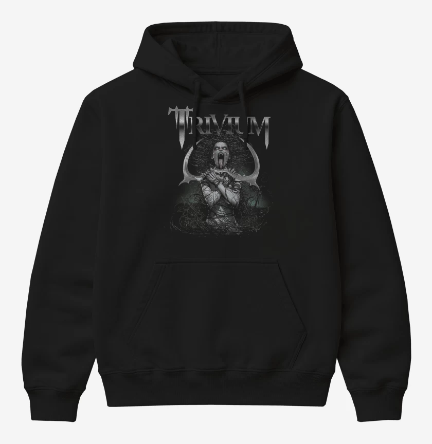 Poleron Canguro básico Negro de Trivium Witch