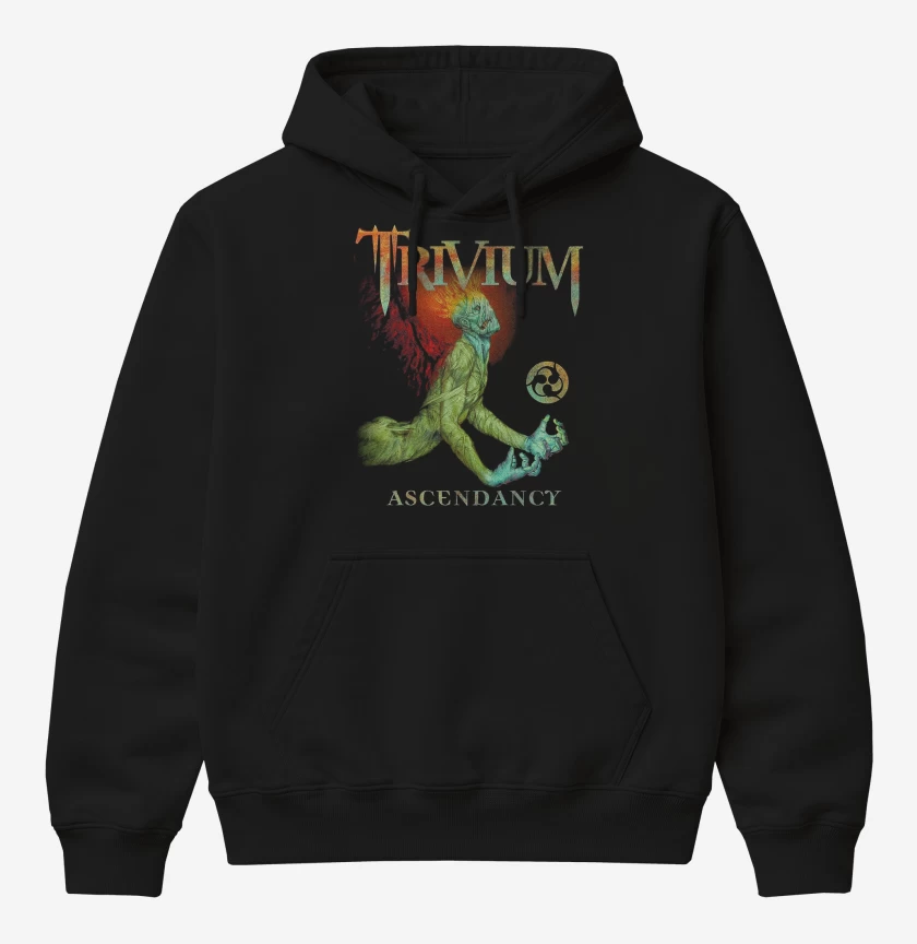 Poleron Canguro básico Negro de Trivium Ascendancy
