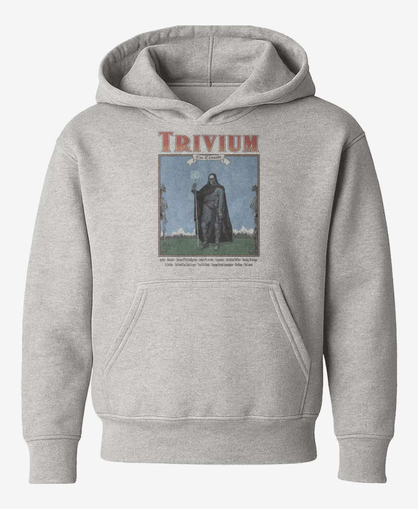 Poleron de niño Gris Melange de Trivium Crusader I