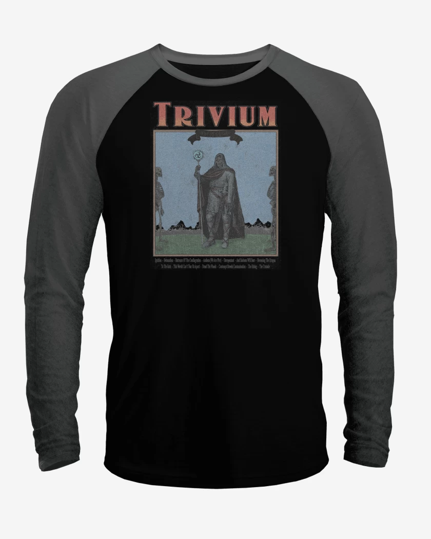 Polera Raglan Trivium Crusader I