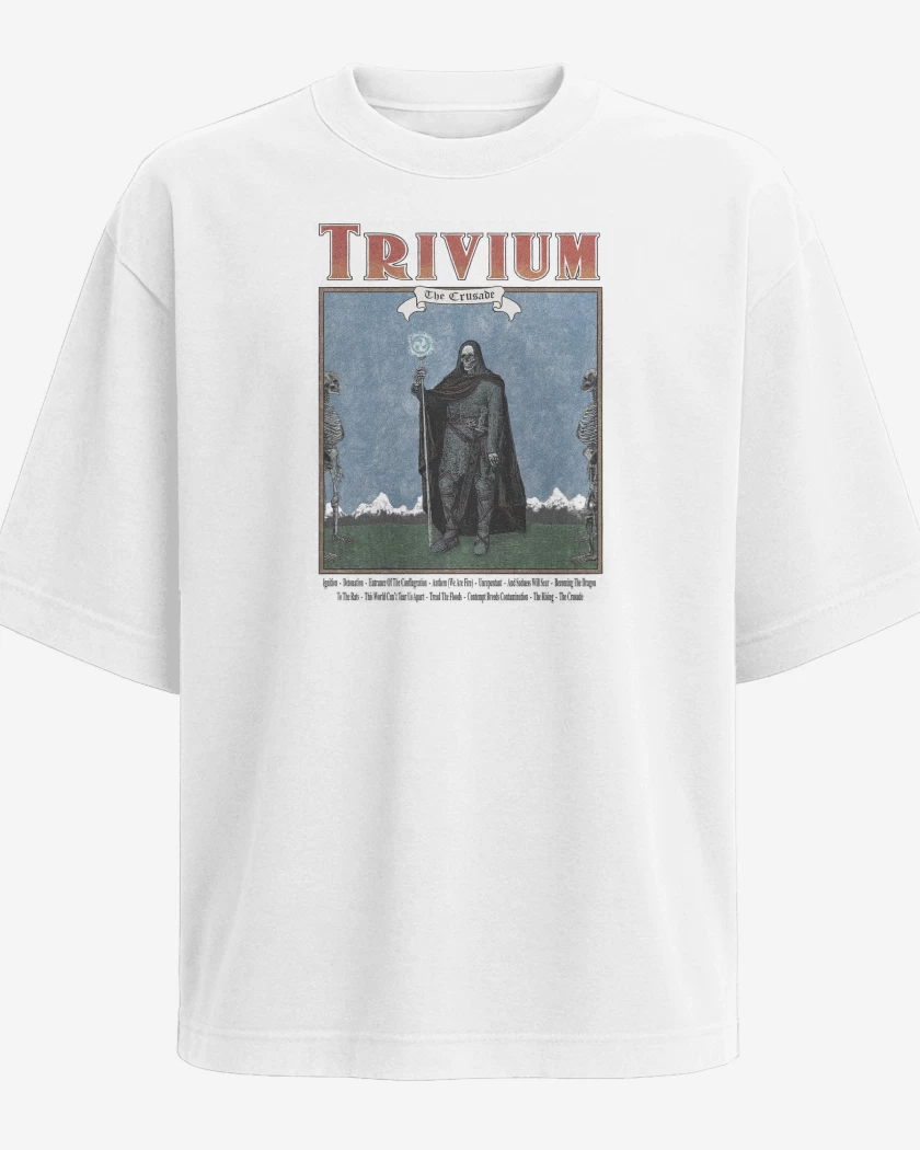 Polera Oversize Trivium Crusader I