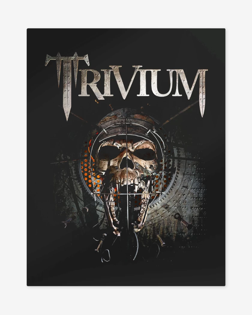 Print metalico Negro de Trivium Evil Resurrected
