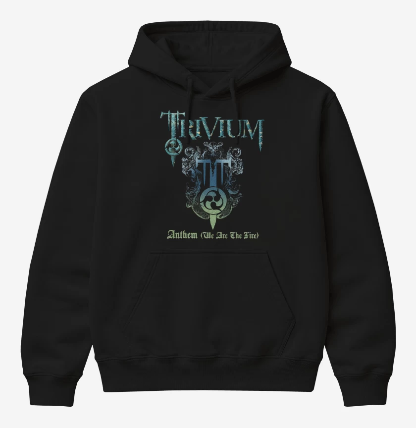 Poleron Canguro básico Negro de Trivium Anthem 