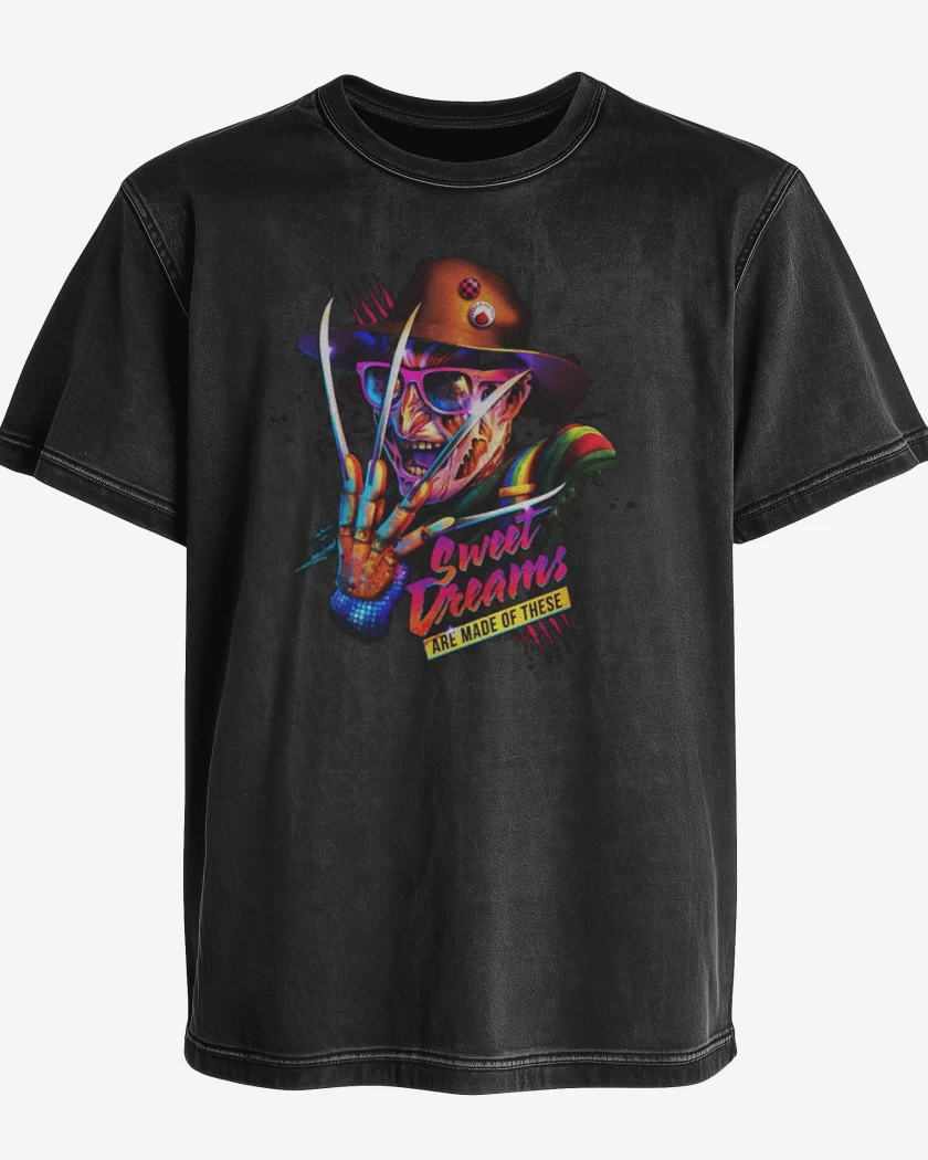 Polera desgastada Negro de Sweet dream