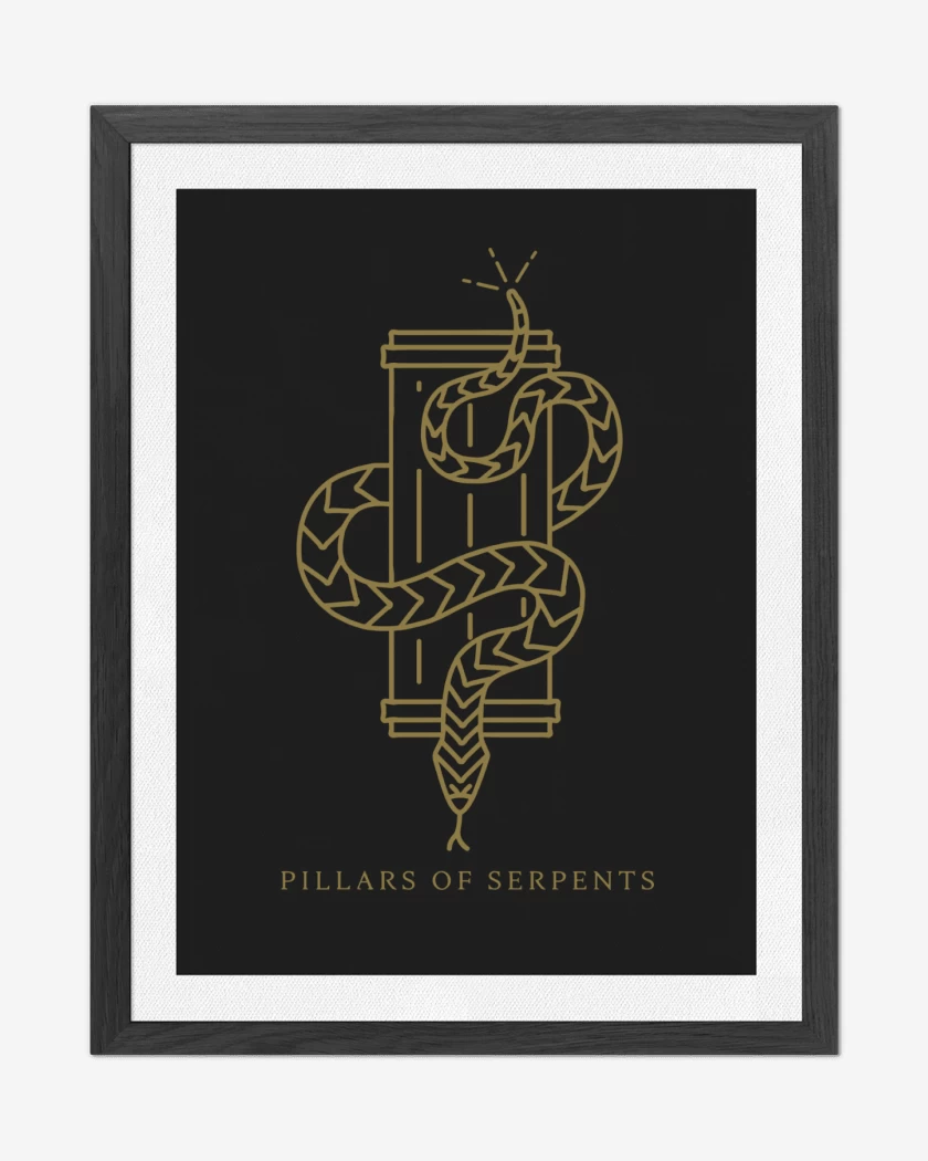 Cuadro decorativo Trivium Pillars of Serpents