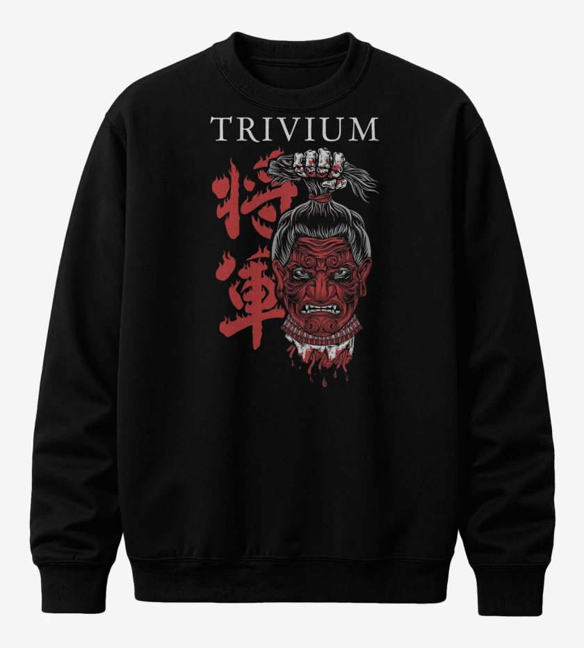 Poleron polo Negro de Trivium Shogun