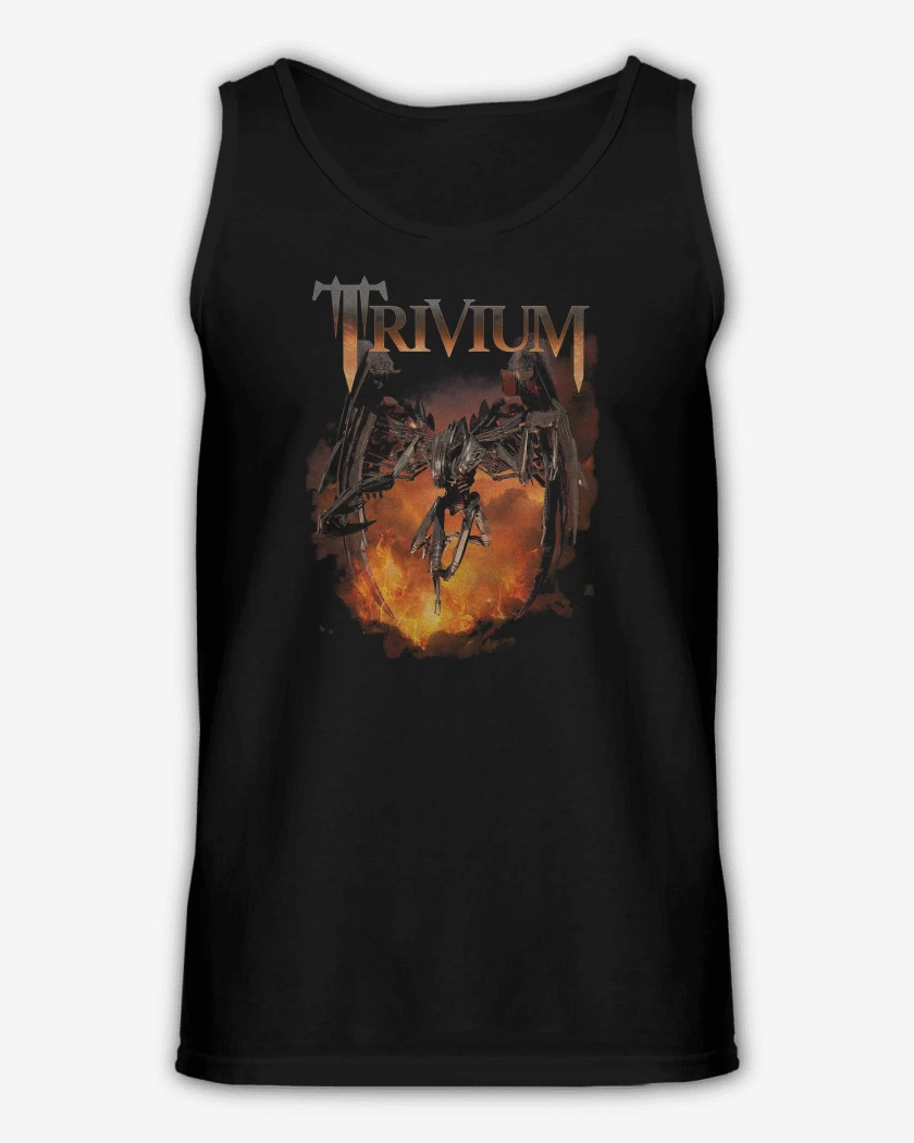 Sudadera Negro de Trivium Through Flames
