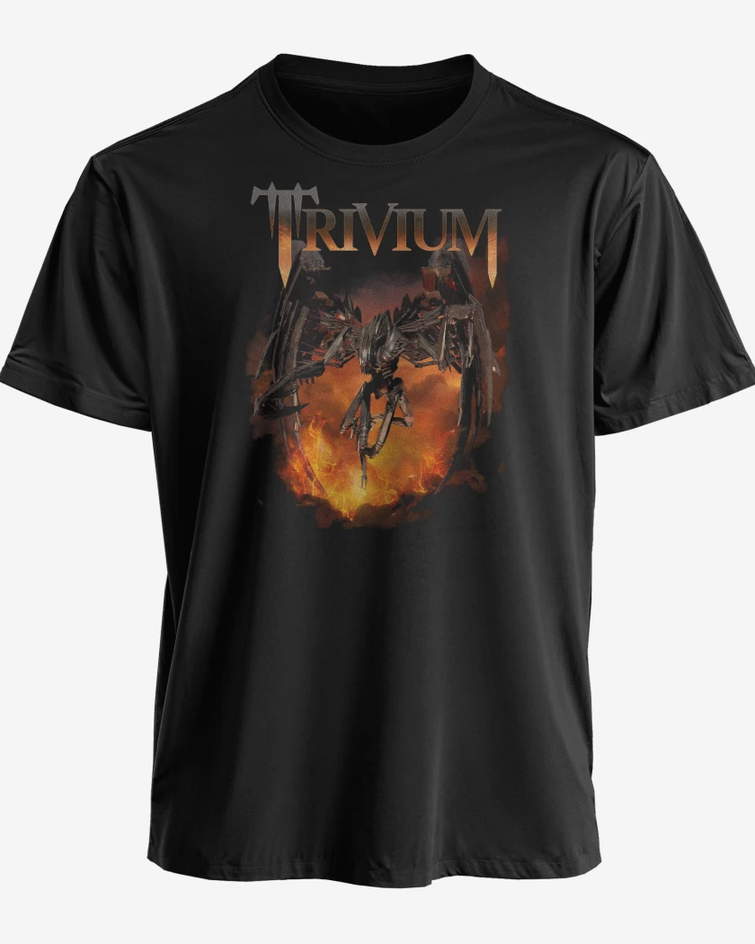 Polera Trivium Through Flames