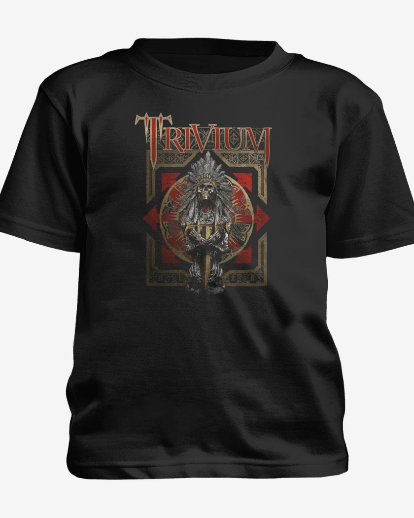 Polera de niño Negro de Trivium Indian