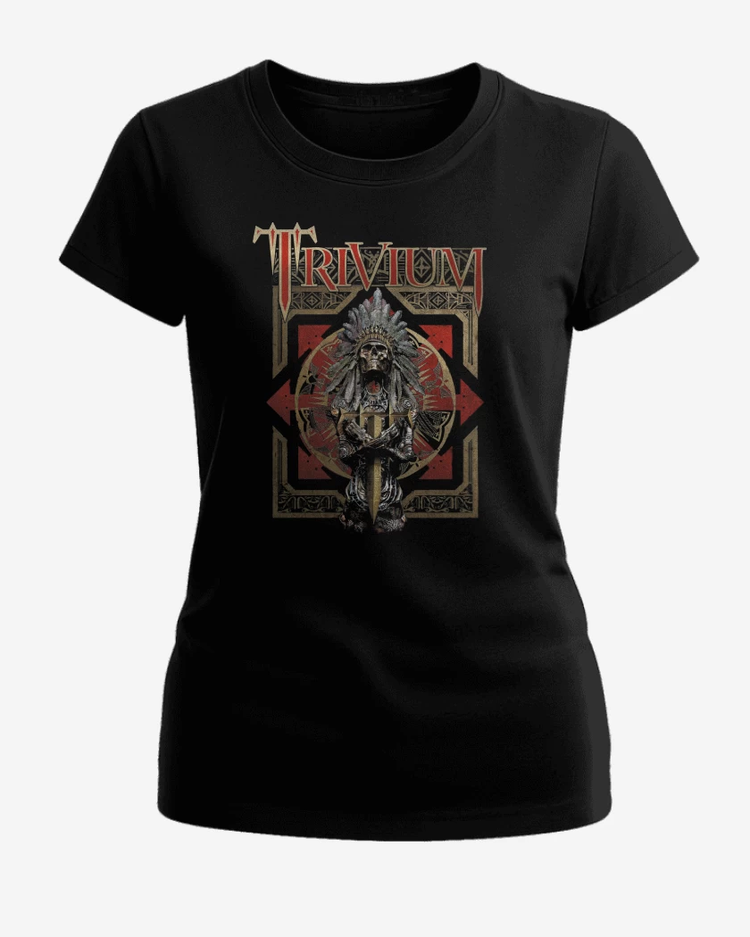 Polera de Mujer Negro de Trivium Indian