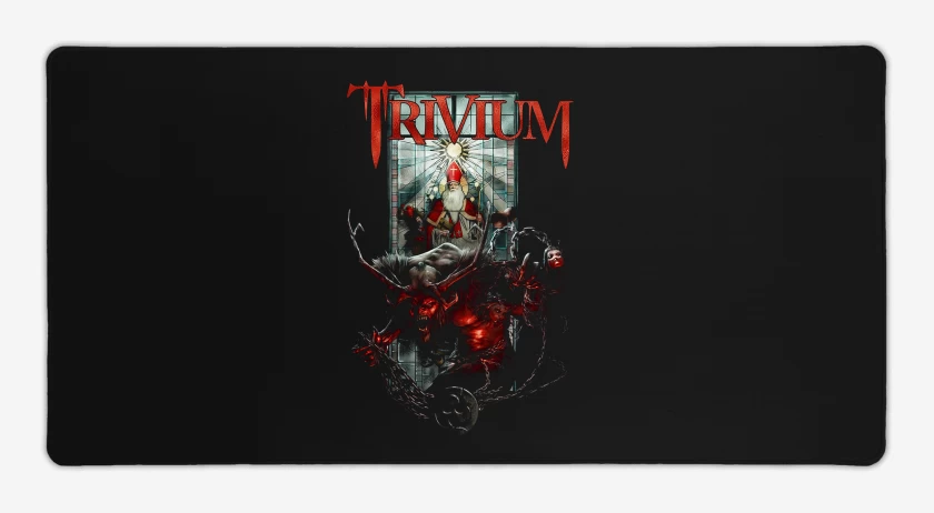 Mouse pad Gamer Negro de Trivium Krampus
