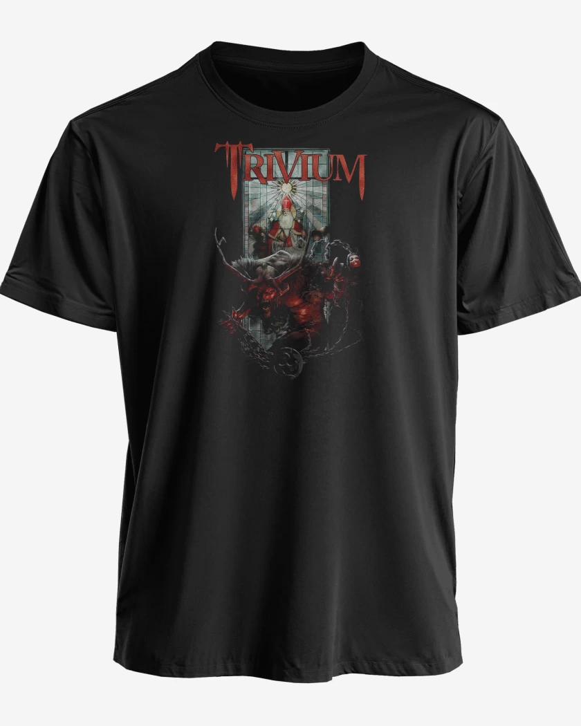 Polera premium Negro de Trivium Krampus