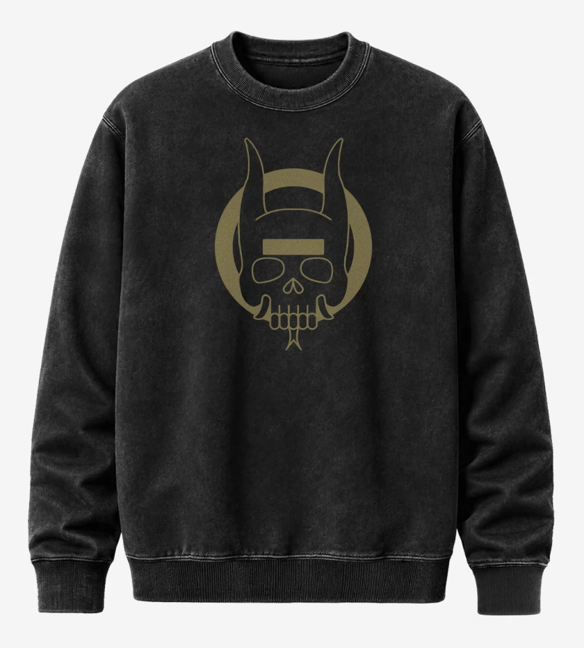 Poleron Polo Acid Wash Negro de Trivium I Dont Wanna Be