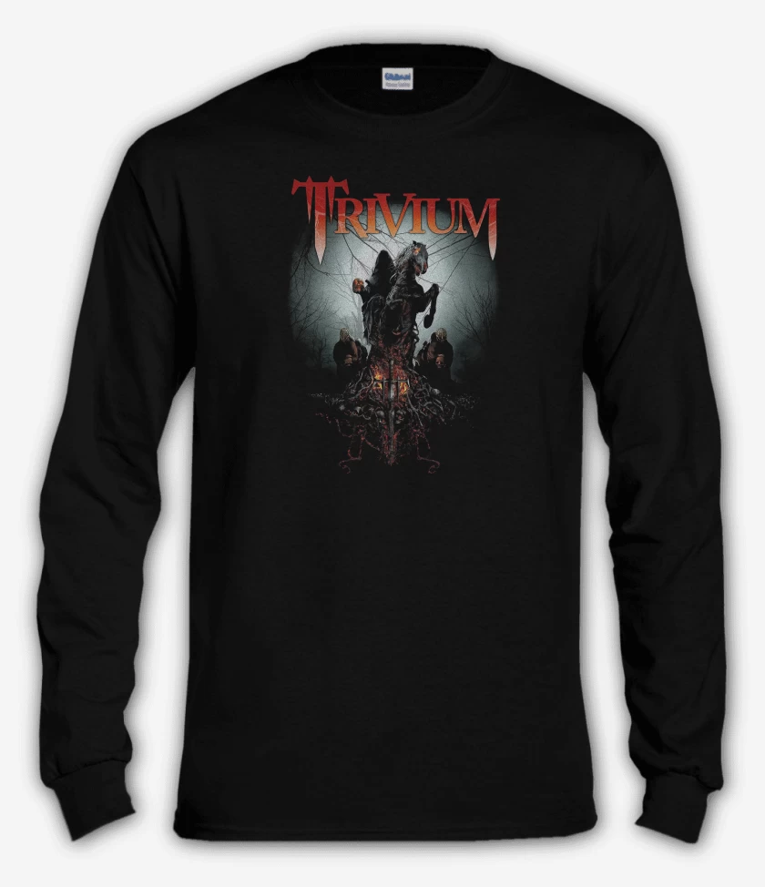 Polera manga larga Trivium  Skull Snatchers