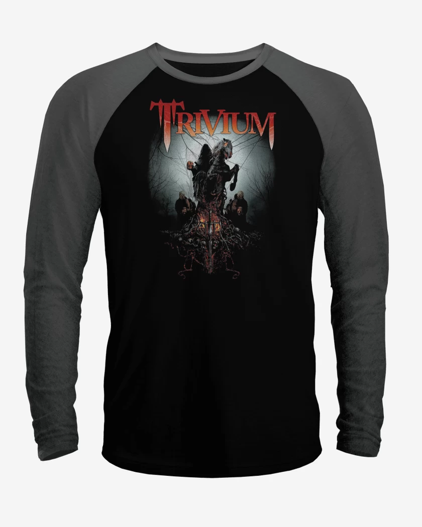 Polera Raglan Trivium  Skull Snatchers