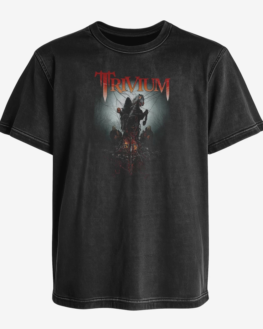 Polera desgastada Trivium  Skull Snatchers