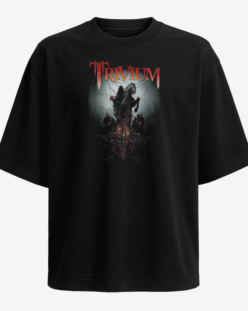 Polera Oversize Trivium  Skull Snatchers