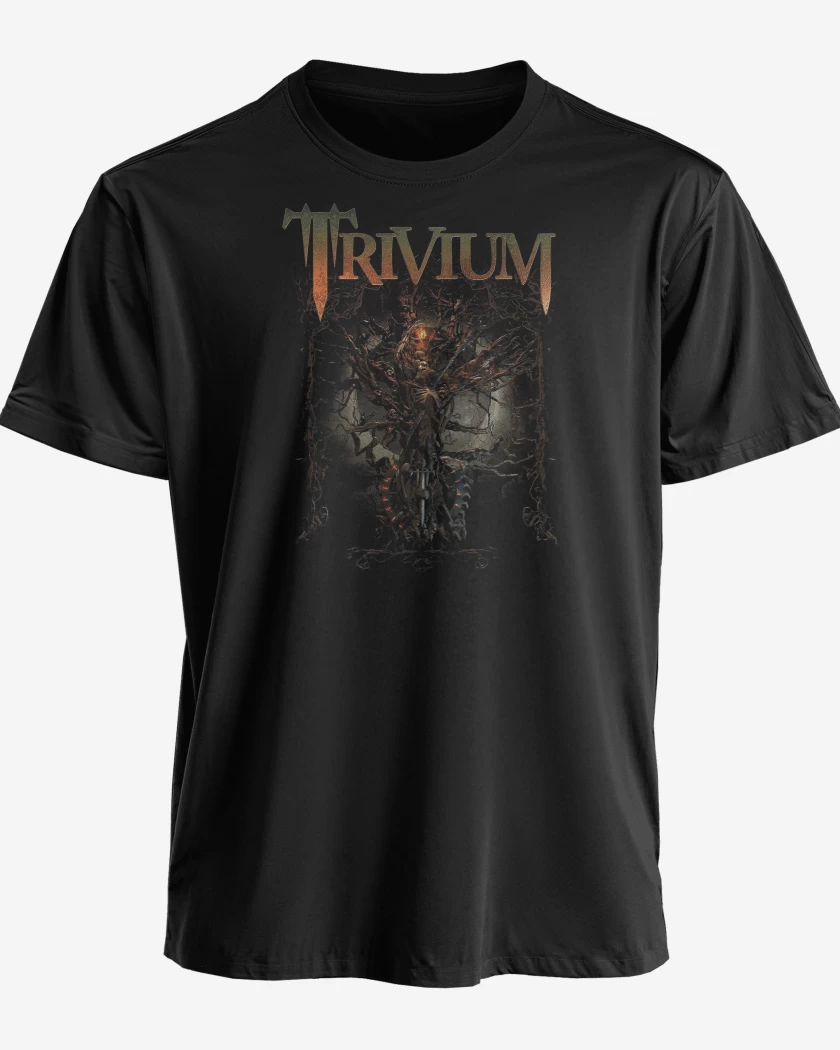 Polera Negro de Trivium Time
