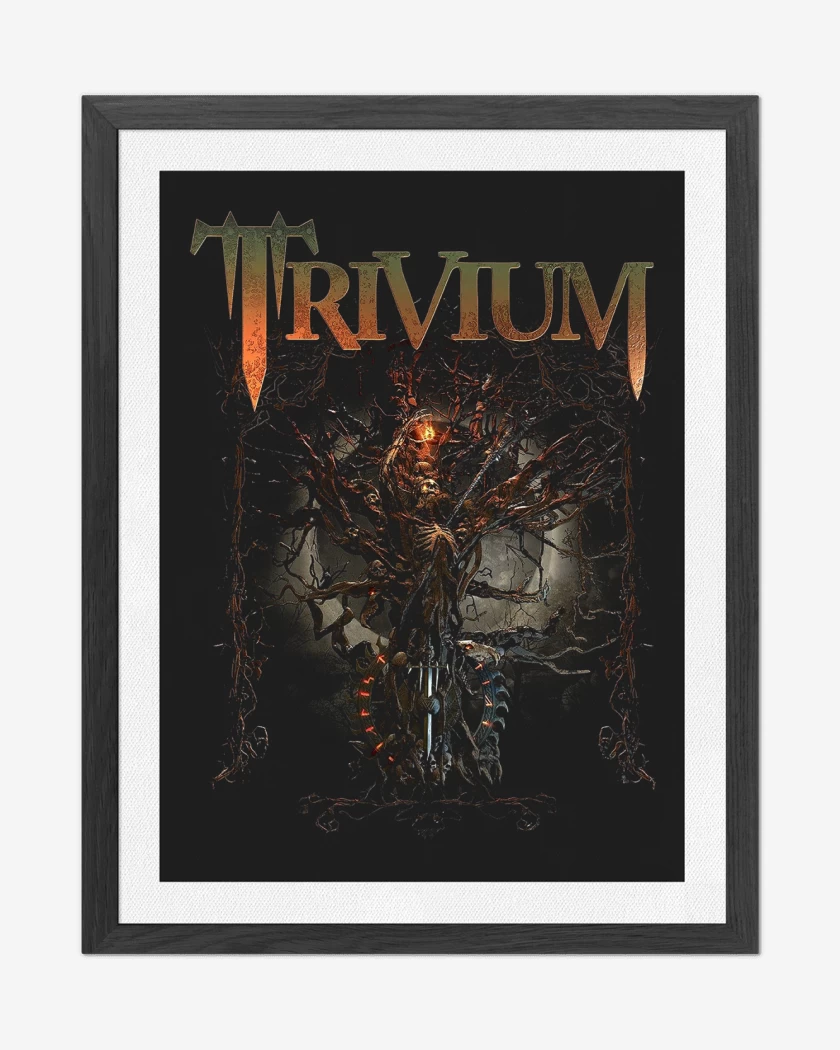Cuadro decorativo Negro de Trivium Time