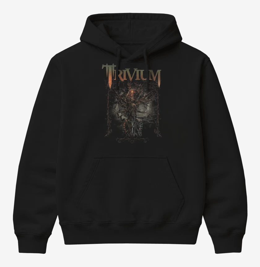 Poleron Canguro básico Negro de Trivium Time