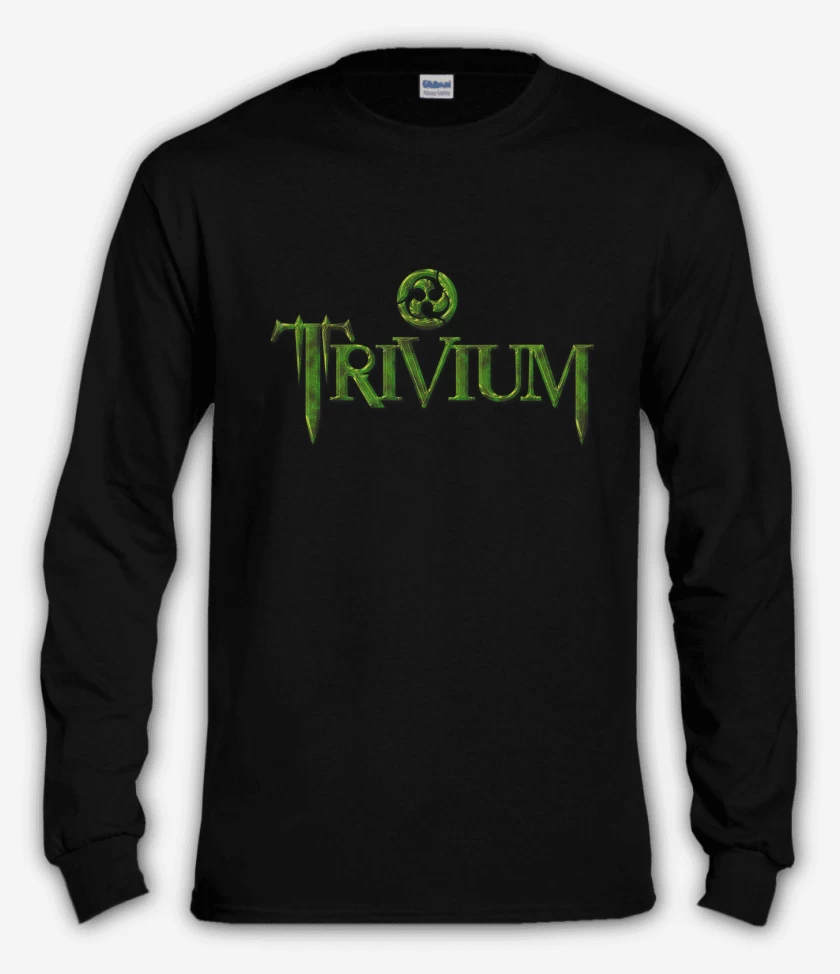 Polera manga larga Negro de Trivium Old Logo