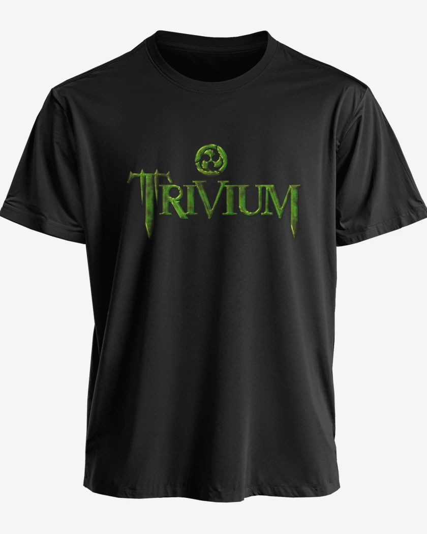Polera Negro de Trivium Old Logo