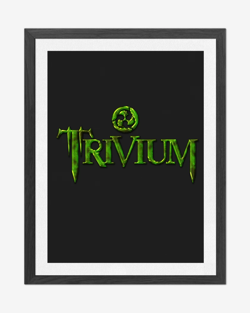 Cuadro decorativo Trivium Old Logo
