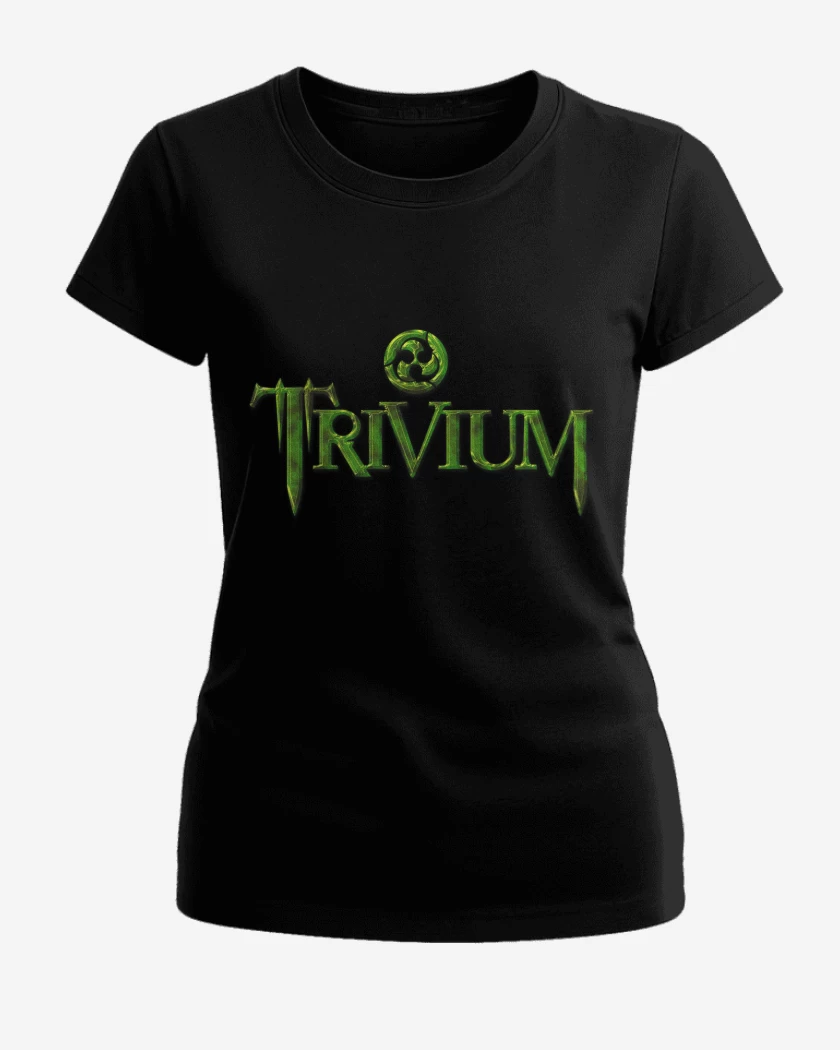 Polera de Mujer Negro de Trivium Old Logo