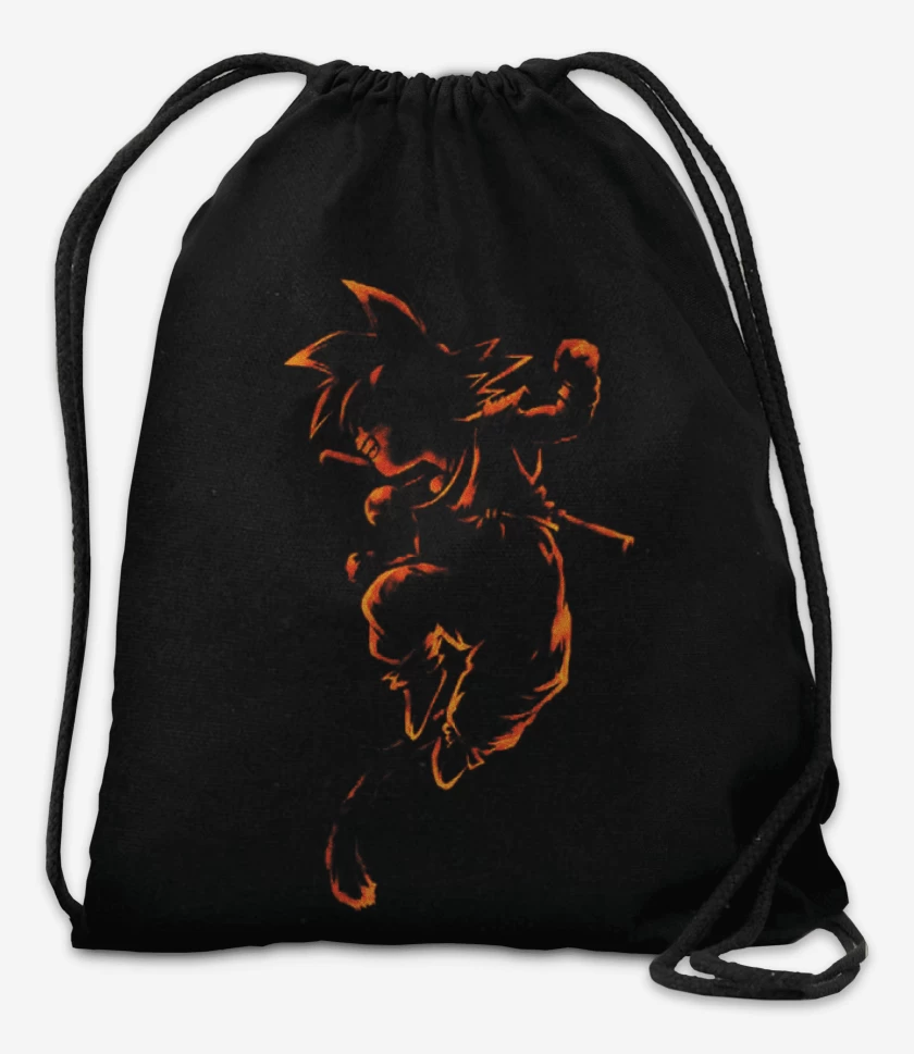 Mochila Negro de Goku pequeño