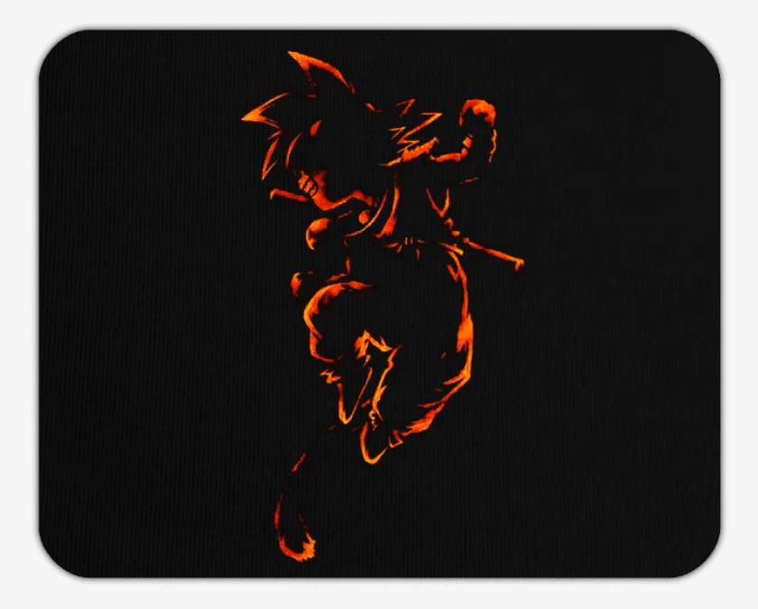 Mousepad Negro de Goku pequeño