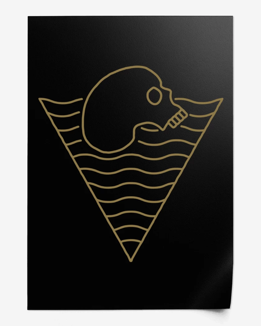Print Trivium Drowning in the Sound