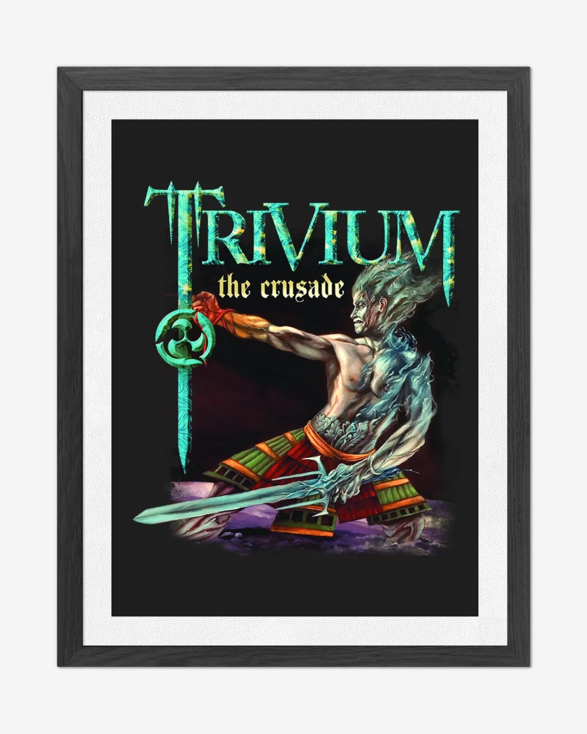 Cuadro decorativo Negro de Trivium Crusader